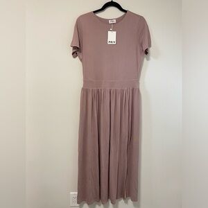 Mauve Midi Dress